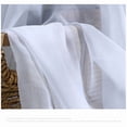 thumbnail image 4 of Cortinas Transparentes Blancas para Ventana 90 Pulgadas de 4 Paneles Cortinas Blancas Transparentes Cortinas Transparentes Panel Básico de Bolsillo de Varilla, 4 of 5