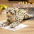 thumbnail image 1 of 2023 Imitation Lion Tiger Leopard Plush Toy / Soft / Cute / Lifelike Lion King Doll / Children's Birthday Giftleopard58cm Deng Xun unisex, 1 of 2