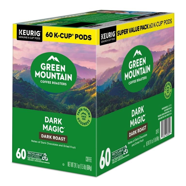 Green Mountain Coffee Roasters, Dark Magic Dark Roast K-Cup Coffee Pods, 60  Count