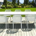 thumbnail image 4 of Air XL Extension 9 Piece Dining Set in White, 4 of 7