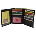 thumbnail image 2 of Genuine Leather European Style Large Hipster Bifold Mens RFID Blocking Wallet, 2 of 9