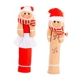 thumbnail image 2 of 2 fundas navideñas para manijas de refrigerador, decoración de cocina, antideslizantes, para refrigerador, suministros elegantes, protector para, 2 of 8