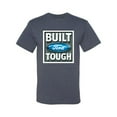 thumbnail image 2 of Wild Bobby, Ford Built Tough, Cars and Trucks, Men Graphic Tee, Vintage Heather Blue, Medium, 2 of 4