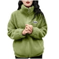 thumbnail image 2 of Babysbule 2023 Womens Winter Coats Women's Fashion Casual Solid Color Long Sleeve Hoodless Casual Outwear & Jackets, 2 of 6