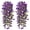 Purple, variant on Agiufgs 2 Pack Artificial Eucalyptus Morning Glory Vine, Realistic Design with Vibrant Colors, for Home Decor Wedding Party Office, Purple