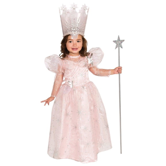 The Wizard of Oz Glinda Deluxe Costume for Toddlers by Rubies, Girls 2T-4T