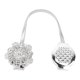 thumbnail image 1 of 1PC Magnetic Curtain Tie Backs Decorative Rhinestone Spring Curtain Holdbacks, 1 of 3
