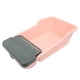 thumbnail image 1 of Caja de arena para gatos Bandeja de arena para gatitos Lavabo para gatos Orinal para gatos grande Rosa, 1 of 9