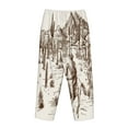 thumbnail image 5 of Junzan Western Desert Cowboys3 Women'S Pajama Pants Drawstring Comfy Sleep Bottoms With Pockets, 5 of 9