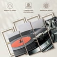 thumbnail image 6 of Elephant Stock Vinyl Record Player Wall Art - Horizontal Multi Panel Canvas - Living Room Wall Decor - Music Multi Panel - Silver And Black Decor - 52" x 32", 6 of 8