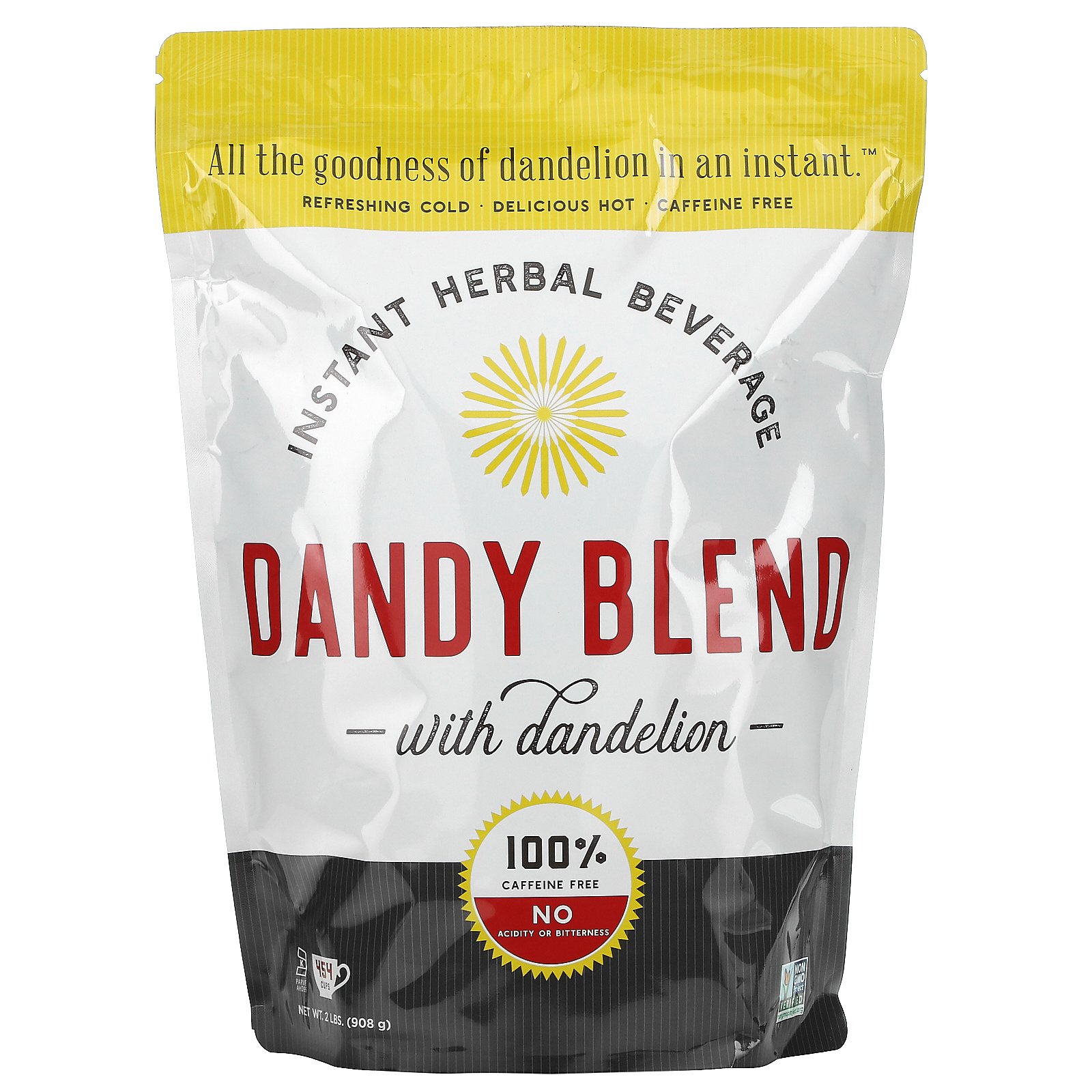 Dandy Blend Instant Herbal Beverage With Dandelion, Caffeine Free, 2 Lb
