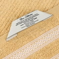 thumbnail image 6 of BNM Zero Twist Ribbed Cotton Bath Towel Set of 3, Gold, 6 of 11