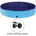 thumbnail image 6 of Yaheetech Portable PVC Swimming Pool with Non-slip Bottom for Dogs Cats, XXL, Blue, 6 of 7