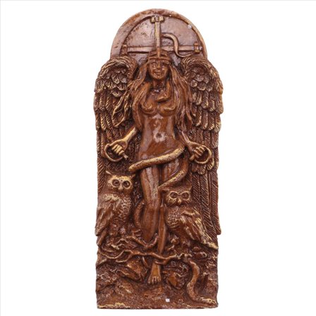 Quaqdae Ancient Wiccan Goddess Statue,Altar Sculpture,Greek Goddess Statue Mythology Mother Earth Gaia Figurines for Pagan Home