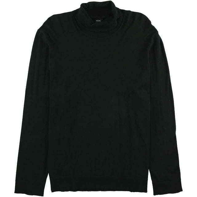 Alfani Chandail Col Roulé pour Hommes, Noir, TTG