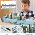 thumbnail image 4 of KukuFun 504Pcs Stem Building Projects Model Cruiser Ocean Ship Set, Assembly Science Kit Toys Gifts for Boys Kids Girls 8 9 10 11 12-16 Years Old, 4 of 8