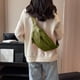 thumbnail image 5 of Mochila bandolera de lona | Bolso de pecho y bandolera multicapa para viajes y senderismo | Bolsillo frontal y correas ajustables | Mochila informal para hombre y mujer, 5 of 8