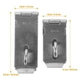 thumbnail image 2 of NICEXMAS Nicexmas Heavy Duty Hasp Latch Lock Stainless Steel for Home Use 2Pcs, 2 of 8