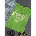 thumbnail image 3 of Stronger Retro College T-Shirt Women -Image by Shutterstock, Female 4X-Large, 3 of 4