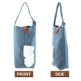 thumbnail image 4 of Himition 1Pc Car Tissue Bag Backseat Tissue Holder Wall Hanging Tissue Canvas Bag, 4 of 5