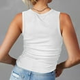 thumbnail image 3 of Solid Summer Tank Tops for Women Pack Ribben,Women Tank Tops Sleep Shirts under $10, 3 of 6