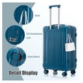 thumbnail image 4 of SONGMY 3 pcs/set in ABS Spinner Wheel Luggage Set, Carry on Suitcase, 4 of 7
