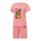 thumbnail image 2 of VISgogo - Conjunto de 2 piezas de verano para mujer, con estampado de oso de lentejuelas, camisetas de manga corta y pantalones cortos de cintura alta VISgogo moda, 2 of 8