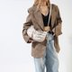 thumbnail image 5 of Bolso de viaje casual para mujer Color sólido Y2K Bolso de mensajero de moda PU Chic Hobo Bag, 5 of 8