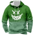 thumbnail image 1 of VBARHMQRT Hoodies Men Male Gradient Hooded Long Sleeve Sweatshirt Athleisure Sweatshirt, 1 of 5