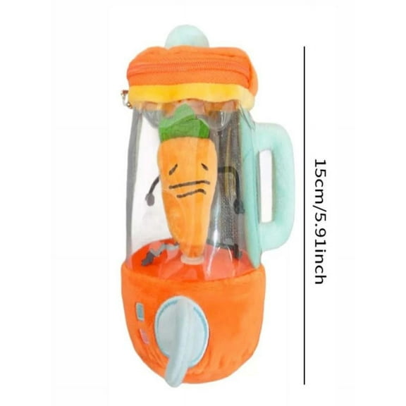 Plush Carrot Juicer Toy,Talking Carrot Doll,Funny Drawstring Rotating Plush Toy, Rotating Carrot Plush Toy,Drawstring Rotating Cartoon Stuffed Carrot Toy Radish Doll Keychain,A Gifts Children