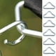 thumbnail image 3 of Yuarrent Paquete de 20 trampolines, hebilla de anillos en V, hebillas de Clip de conector multiusos para exteriores, senderismo, caza, escalada, Ropa Deportiva, Zapatos, 3 of 6