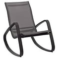 thumbnail image 2 of Modway Traveler Mesh Fabric & Aluminum Patio Rocker in Black, 2 of 7