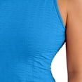 thumbnail image 6 of QUNYINEY Mini Cocktail Dresses for Women Evening Party Blue Sleeveless Wedding Guest Bodycon Dresses Crew Neck Slim Fit Elegant Ruched Dresses, 6 of 6