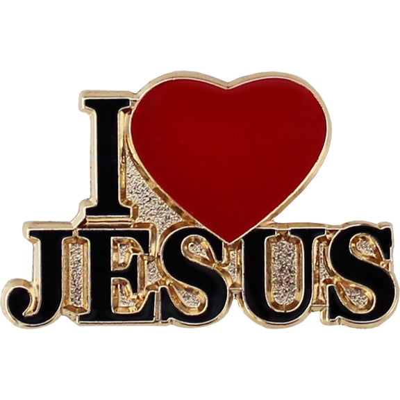 I Love Jesus Lapel Pin