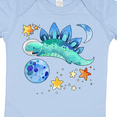 thumbnail image 4 of Inktastic Stegosaurus Space Dinosaur with Stars and Planet Boys or Girls Baby Bodysuit, 4 of 5