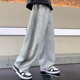 thumbnail image 5 of SJLDQY Boys Baggy Sweatpants Straight leg Athletic Pants for Boys Fall Loose Fit Sports Trousers with Pockets, 5 of 8