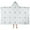 White Blue Sun, variant on White Blue Sun Moon Cloud Star Pattern Hooded Bath Towel,50"x30" for Ages 3 To 12 Kids, Quick Dry Lightweight Soft Microfiber Hood Beach Towel Cover Up for Kids