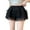 Black, variant on Rdhnmea Women’s Layered Ruffle Shorts Casual Elastic Waist Lace Bloomers