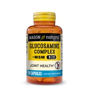 Mason Natural Glucosamine Complex Plus MSM with Vitamin C - Supports Joint Health, Improved Flexibility and Mobility, 90 Capsules, 4.40