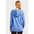thumbnail image 4 of TheLovely Women's Lightweight Cotton Blend Long Sleeve Zip Up Thin Hoodie Jacket, 4 of 4