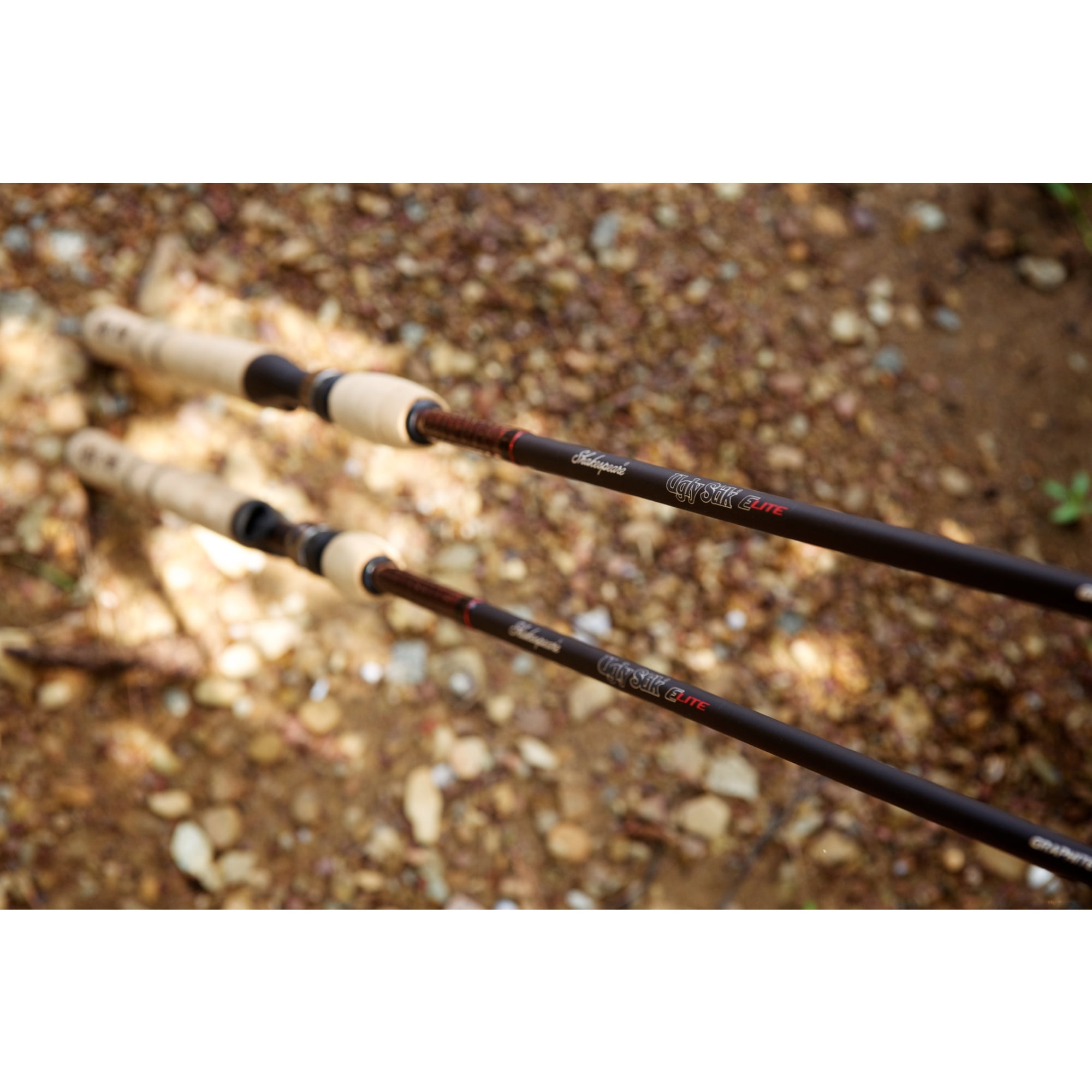 Ugly Stik 6'6” Elite Spinning Fishing Rod and Reel Spinning Combo 