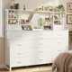 thumbnail image 1 of QUORIVE Mueble Almacenador Blanco 15 Cajones Con Tomacorrientes Y Zona De Exhibición Superior, 1 of 8