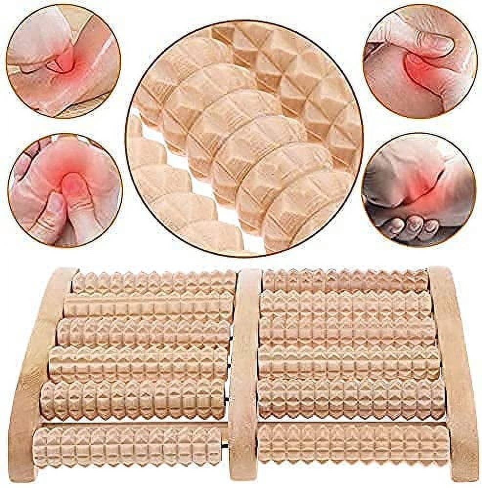Wooden Foot Massager Body Accupressure Point Device Relaxation Foot Massager