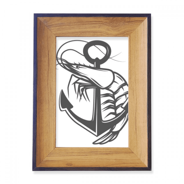 World Shrimp Marine Organism Photo Frame Exhibition Display Art Desktop Painting