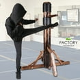 thumbnail image 2 of Geniqua Natural Wing Chun Wood Martial Arts Training Target Base Dummy Ip Man Traditional, 2 of 8
