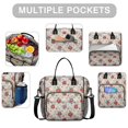 thumbnail image 2 of Pioneer Flower Floral Print Pattern Womens Lunch Box for Work,Insulated Large Lunch Bag,Leakproof Adult Lunch Bag for Work,Beach,Travel,Picnic,Camping, 2 of 6