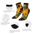 thumbnail image 6 of Bingfone Sunflowers 7 Design Patterned Men'S Women'S Casual Cotton Socks, 6 of 9