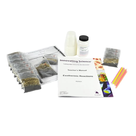 Innovating Science Exothermic Reactions Chemistry Demo Kit (Supplies for 15 Groups)