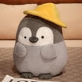 thumbnail image 3 of 25cm-45cm New Big Cute Penguin With Melon Seeds Plush Doll Cartoon Animal Plush Toys Kawaii Anime Hamster Hat Gift For Girls, 3 of 5