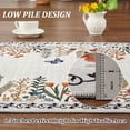 thumbnail image 7 of Washable 5x7 Area Rugs, Large Living Room Rug, Non-Slip Soft Floral Rugs for Bedroom, Botanical Area Rug Carpet for Dining Room Guest Room (Beige,5'x7'), 7 of 7
